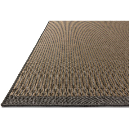 Providence PRC-03 Outdoor Rug by Chris Loves Julia x Loloi in wheat, charcoal. Made from 100% polypropylene in a unique style.
