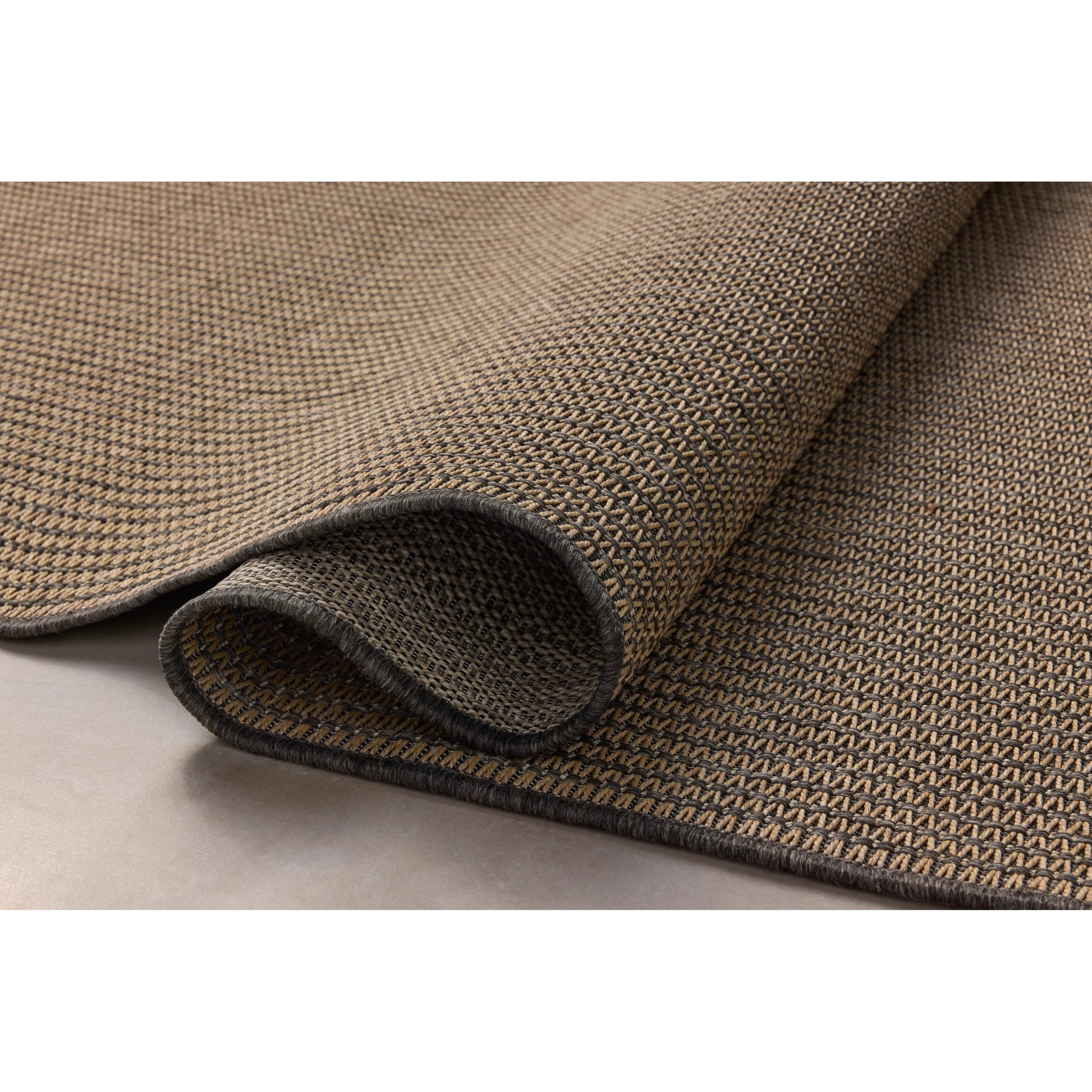 Providence PRC-03 Outdoor Rug by Chris Loves Julia x Loloi in wheat, charcoal. Made from 100% polypropylene in a unique style.