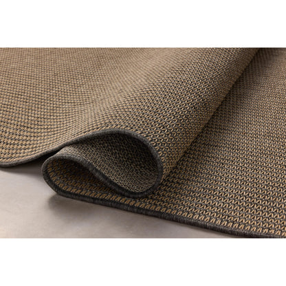 Providence PRC-03 Outdoor Rug by Chris Loves Julia x Loloi in wheat, charcoal. Made from 100% polypropylene in a unique style.
