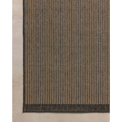 Providence PRC-03 Outdoor Rug by Chris Loves Julia x Loloi in wheat, charcoal. Made from 100% polypropylene in a unique style.