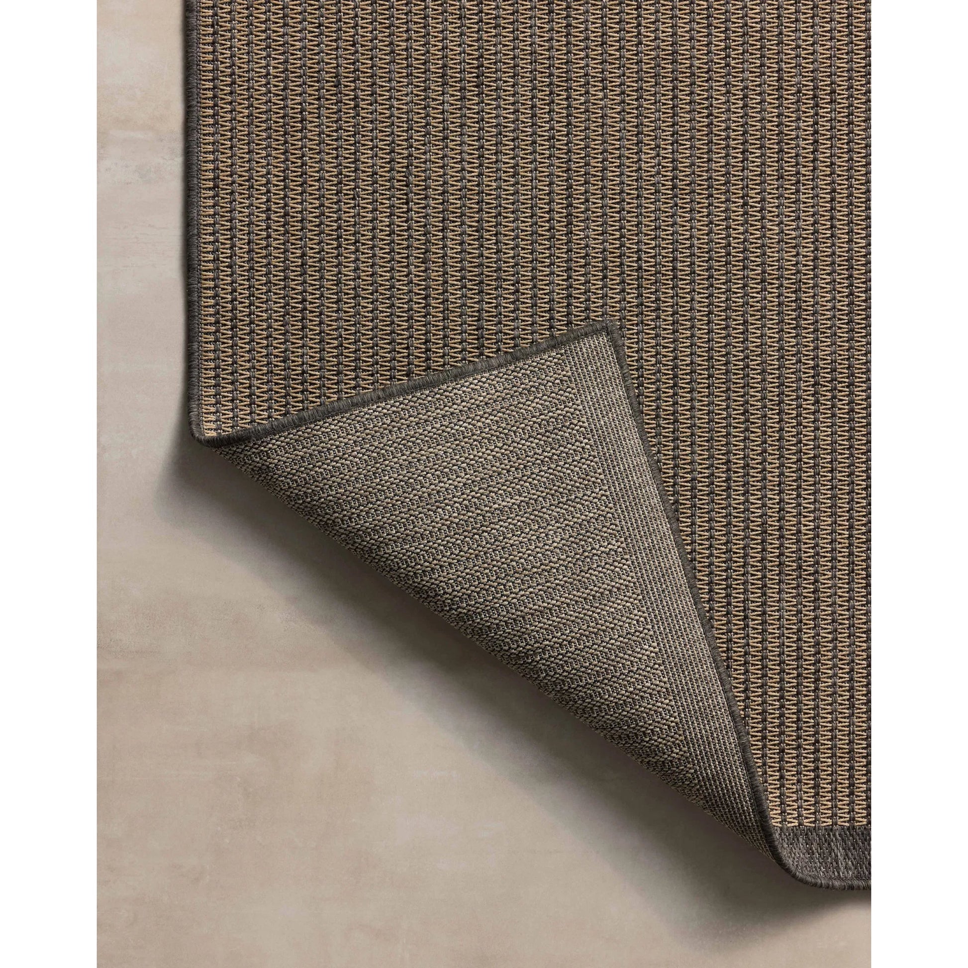 Providence PRC-03 Outdoor Rug by Chris Loves Julia x Loloi in wheat, charcoal. Made from 100% polypropylene in a unique style.