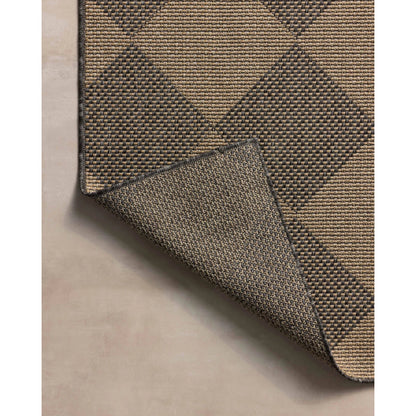 Providence PRC-04 Outdoor Rug by Chris Loves Julia x Loloi in graphite, sand. Made from 100% polypropylene in a unique style.