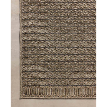 Providence PRC-05 Outdoor Rug by Chris Loves Julia x Loloi in natural, graphite. Made from 100% polypropylene in a unique style.