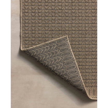 Providence PRC-05 Outdoor Rug by Chris Loves Julia x Loloi in natural, graphite. Made from 100% polypropylene in a unique style.