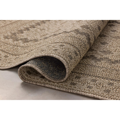 Providence PRC-06 Outdoor Rug by Chris Loves Julia x Loloi in charcoal, dove. Made from 100% polypropylene in a unique style.
