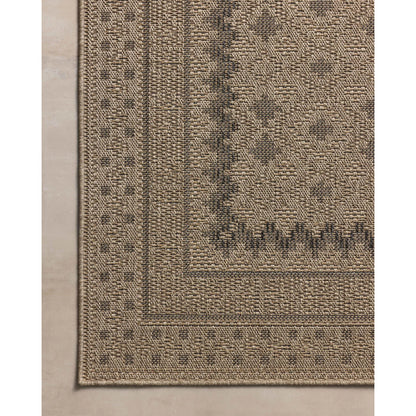 Providence PRC-06 Outdoor Rug by Chris Loves Julia x Loloi in charcoal, dove. Made from 100% polypropylene in a unique style.
