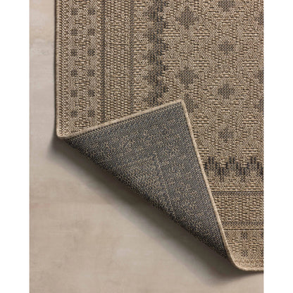 Providence PRC-06 Outdoor Rug by Chris Loves Julia x Loloi in charcoal, dove. Made from 100% polypropylene in a unique style.