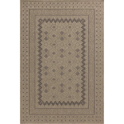 Providence PRC-06 Outdoor Rug by Chris Loves Julia x Loloi in charcoal, dove. Made from 100% polypropylene in a unique style.