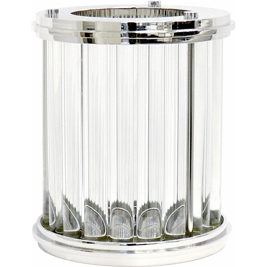 001 SI-1718111 | Additional Silo | Lucian Hurricane by Pasargad Home in clear and clear. Made from lucite, steel in a transitional style.