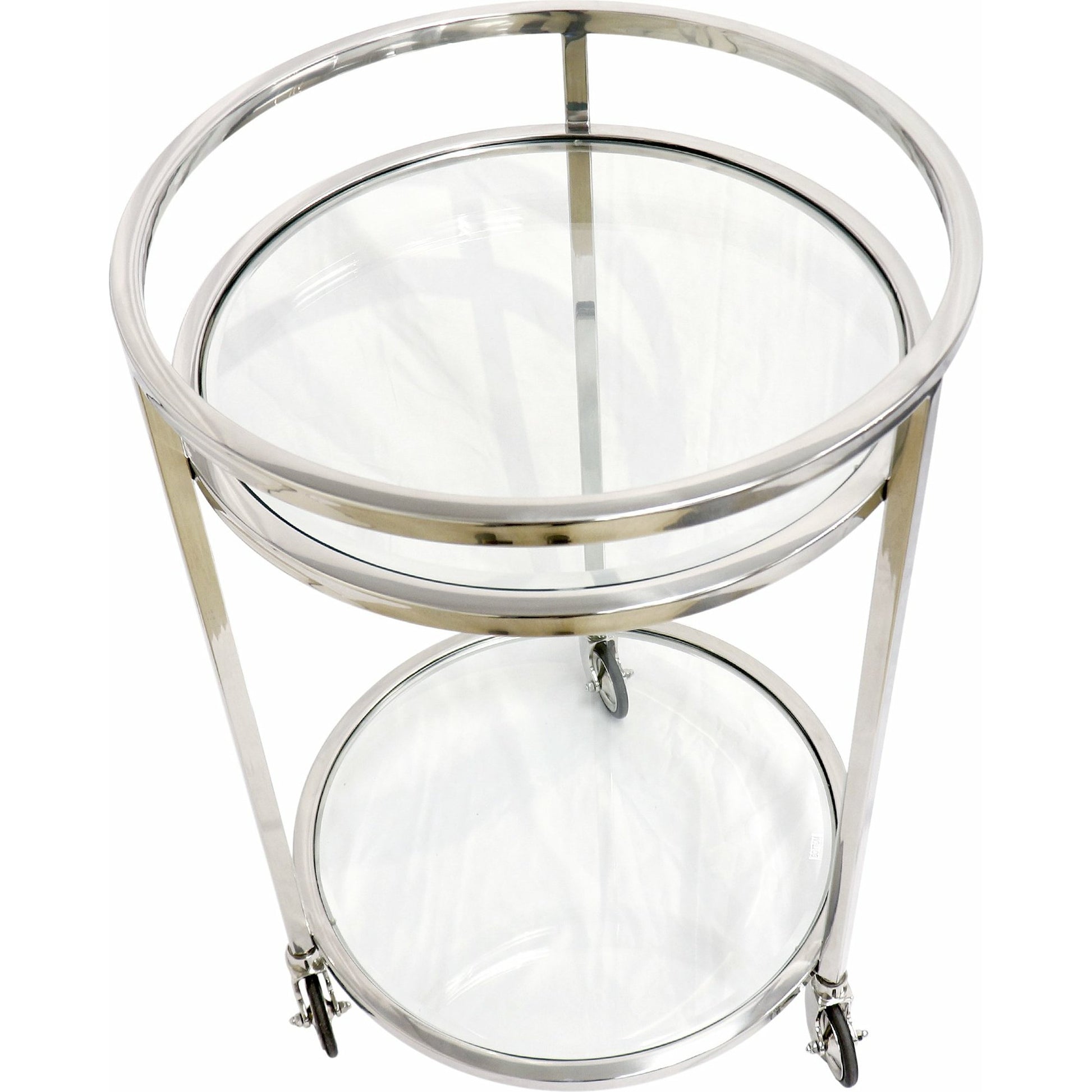 Blake Serving Table by Pasargad Home in stainless steel. Made from lucite, steel in a transitional style.
