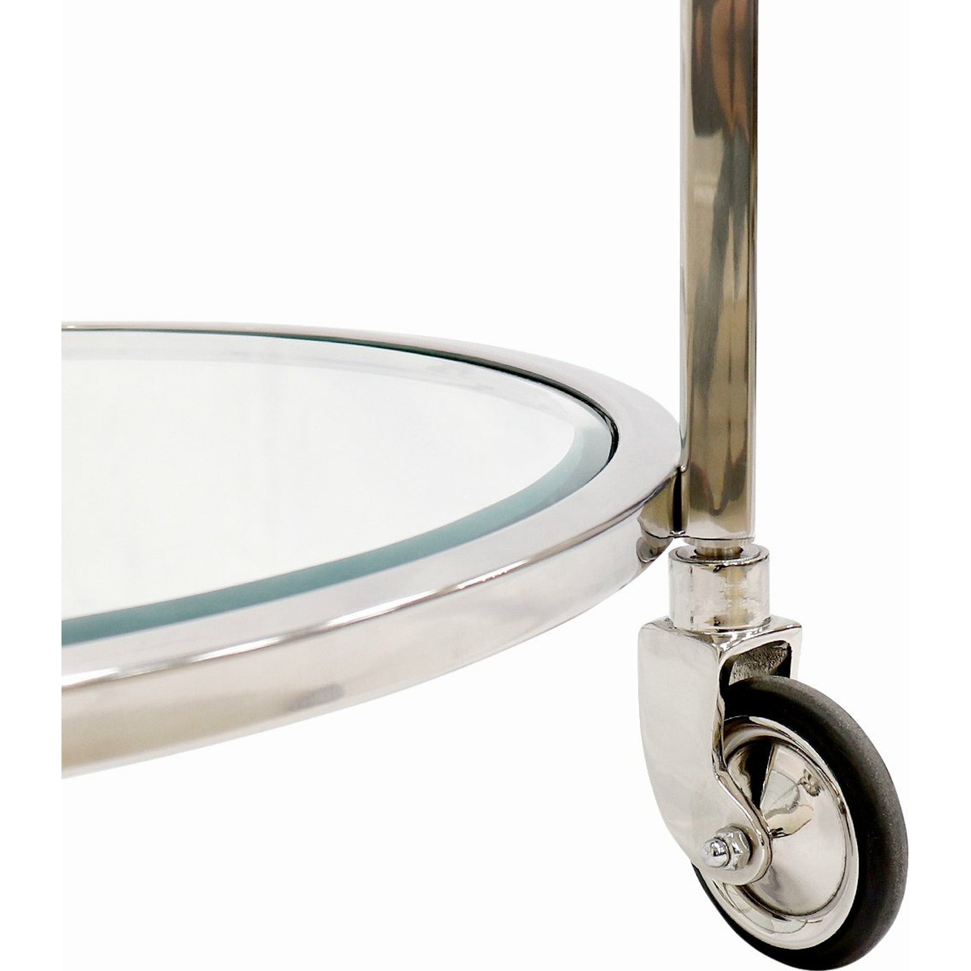 Blake Serving Table by Pasargad Home in stainless steel. Made from lucite, steel in a transitional style.
