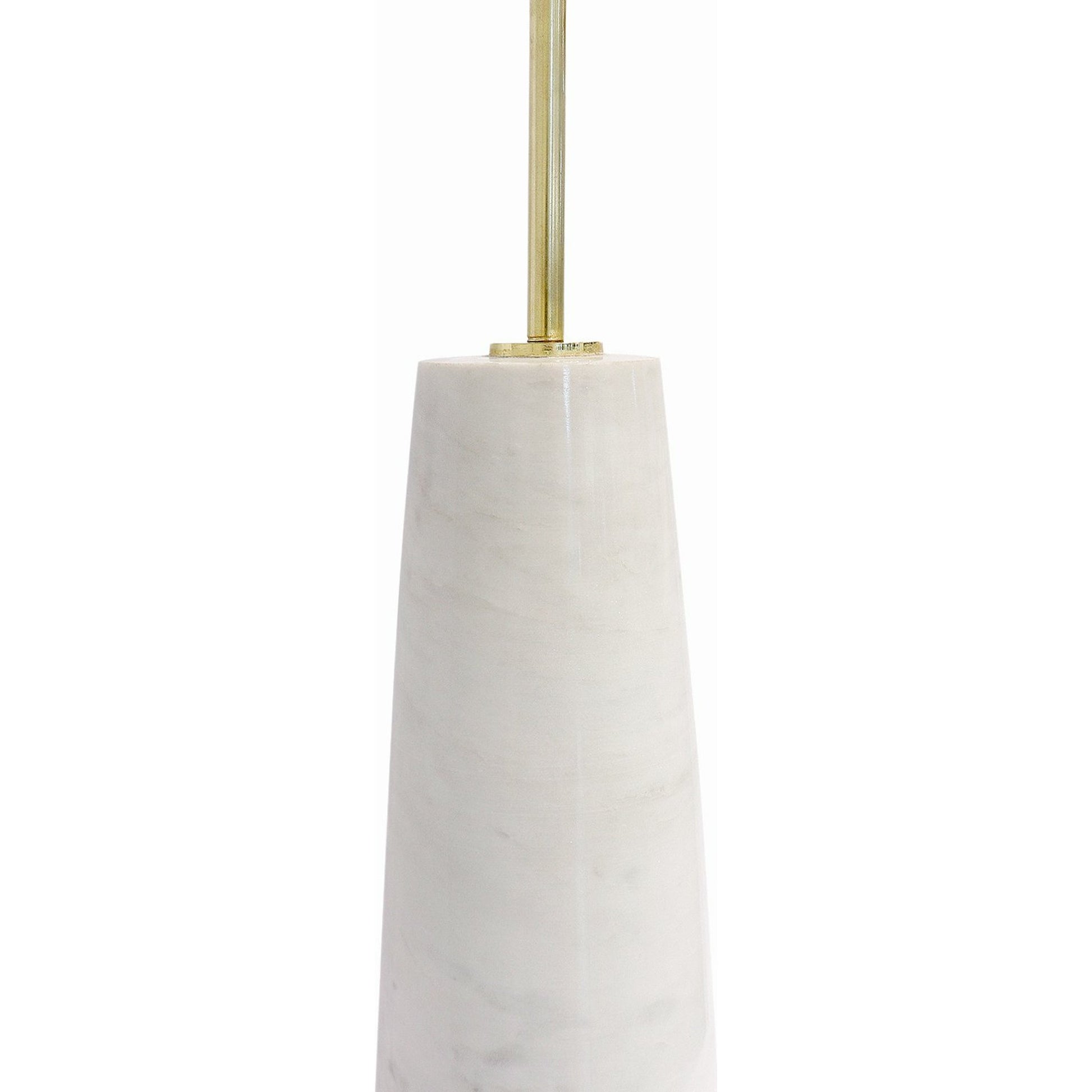 Amara Side Table by Pasargad Home in white. Made from marble, steel in a transitional style.