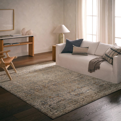 Patterned Silence PSE04 Rug by Jaipur Living in gray, multicolor. Made from 70% polypropylene 30% polyester in a unique style.
