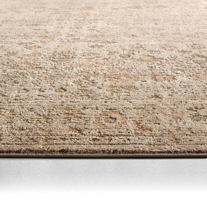 Patterned Silence PSE05 Rug by Jaipur Living in gray, yellow, gold. Made from 70% polypropylene 30% polyester in a unique style.