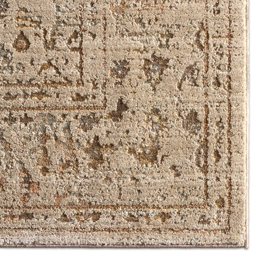 Patterned Silence PSE05 Rug by Jaipur Living in gray, yellow, gold. Made from 70% polypropylene 30% polyester in a unique sty