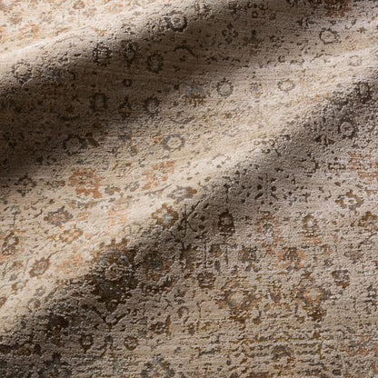 Patterned Silence PSE05 Rug by Jaipur Living in gray, yellow, gold. Made from 70% polypropylene 30% polyester in a unique style.