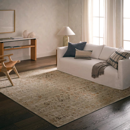 Patterned Silence PSE05 Rug by Jaipur Living in gray, yellow, gold. Made from 70% polypropylene 30% polyester in a unique style.