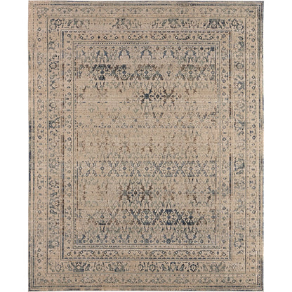 Patterned Silence PSE06 Rug by Jaipur Living in blue, gray. Made from 70% polypropylene 30% polyester in a unique style.