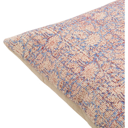 Prisha Pillow - 9497 by Livabliss in brick red, light beige. Made from 100% cotton in a unique style.