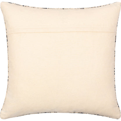 Prisha Pillow - 8032 by Livabliss in navy, light beige. Made from 100% cotton in a eclectic & global style.