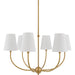 Ponso Chandelier by Livabliss. Made from iron, cotton in a unique style.
