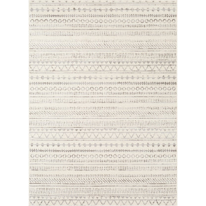 Pisa Rug - 24538 by Livabliss in medium gray, charcoal, off-white, light slate. Made from face: 100% polypropylene, warp: 100% polypropylene in a unique style.