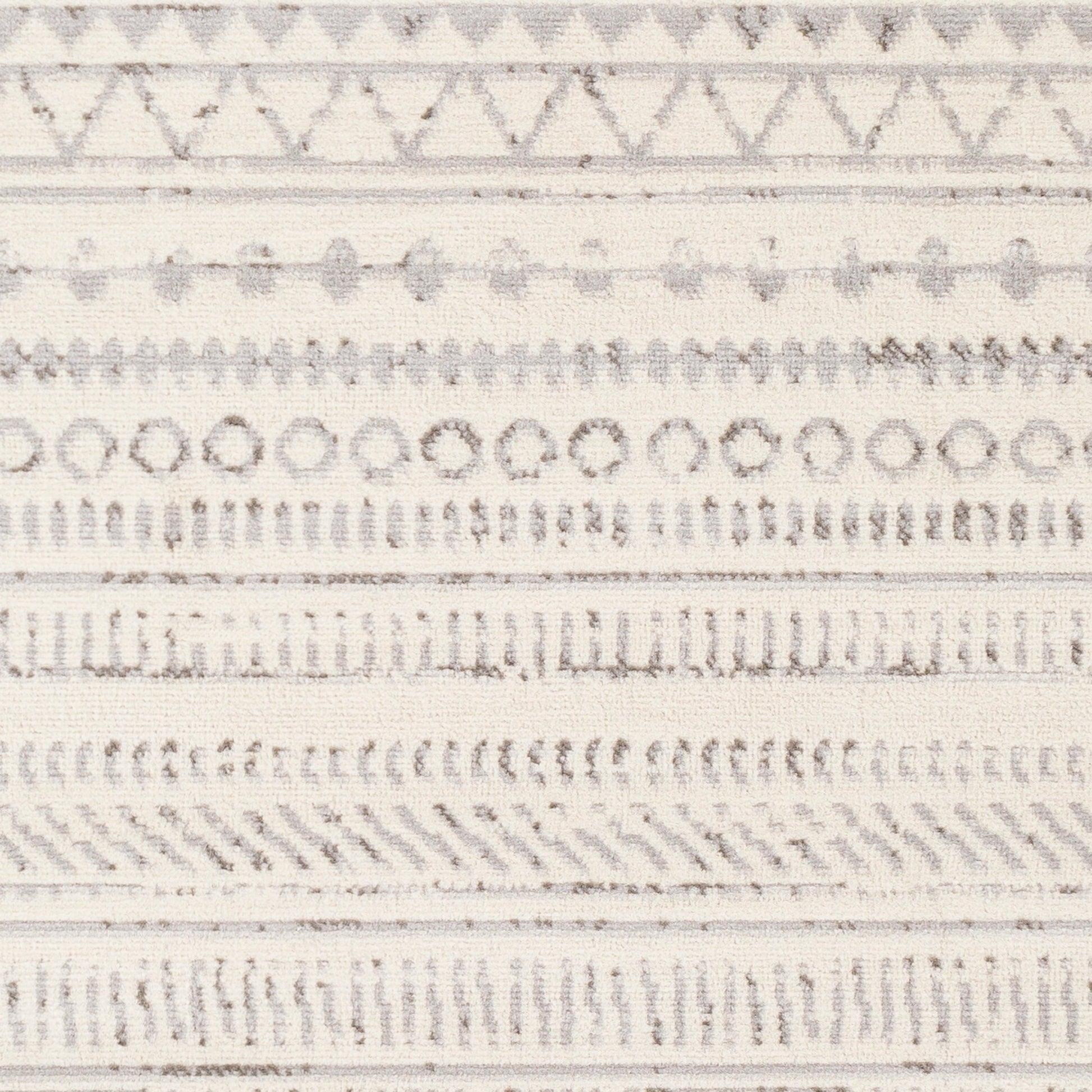 Pisa Rug - 24538 by Livabliss in medium gray, charcoal, off-white, light slate. Made from face: 100% polypropylene, warp: 100% polypropylene in a unique style.