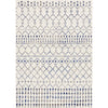 Light Gray, Charcoal, Dark Blue, Medium Gray / 7'10" x 10'