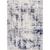 Light Gray, Medium Gray, Charcoal, Dark Blue / 4'11" x 7'