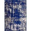 Dark Blue, Charcoal, Medium Gray, Light Gray / 7'10" x 10'