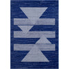 Dark Blue, Medium Gray, Light Gray / 5' x 7'