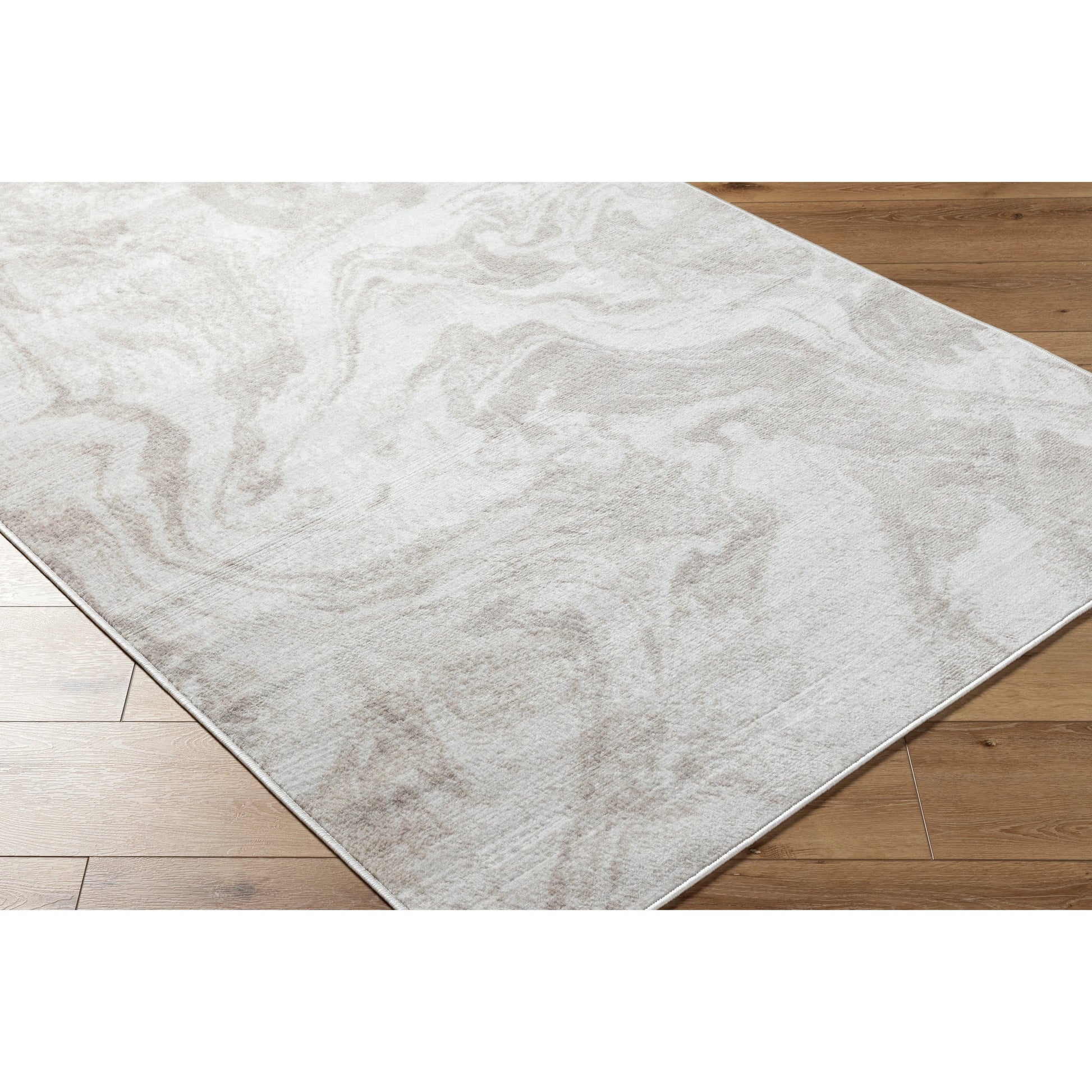 Pisa Rug - 500001 by Livabliss in light gray, light brown, rust, gray. Made from face: 100% polypropylene, warp: 100% polyester in a unique style.