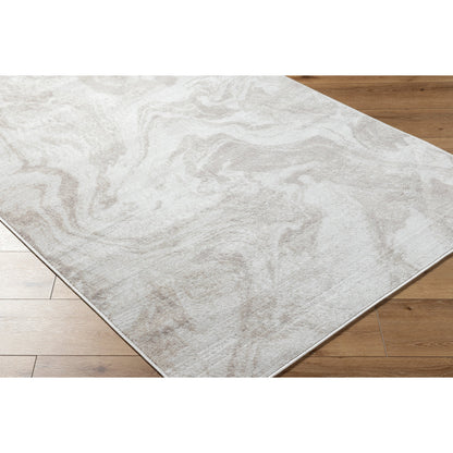 Pisa Rug - 500001 by Livabliss in light gray, light brown, rust, gray. Made from face: 100% polypropylene, warp: 100% polyester in a unique style.