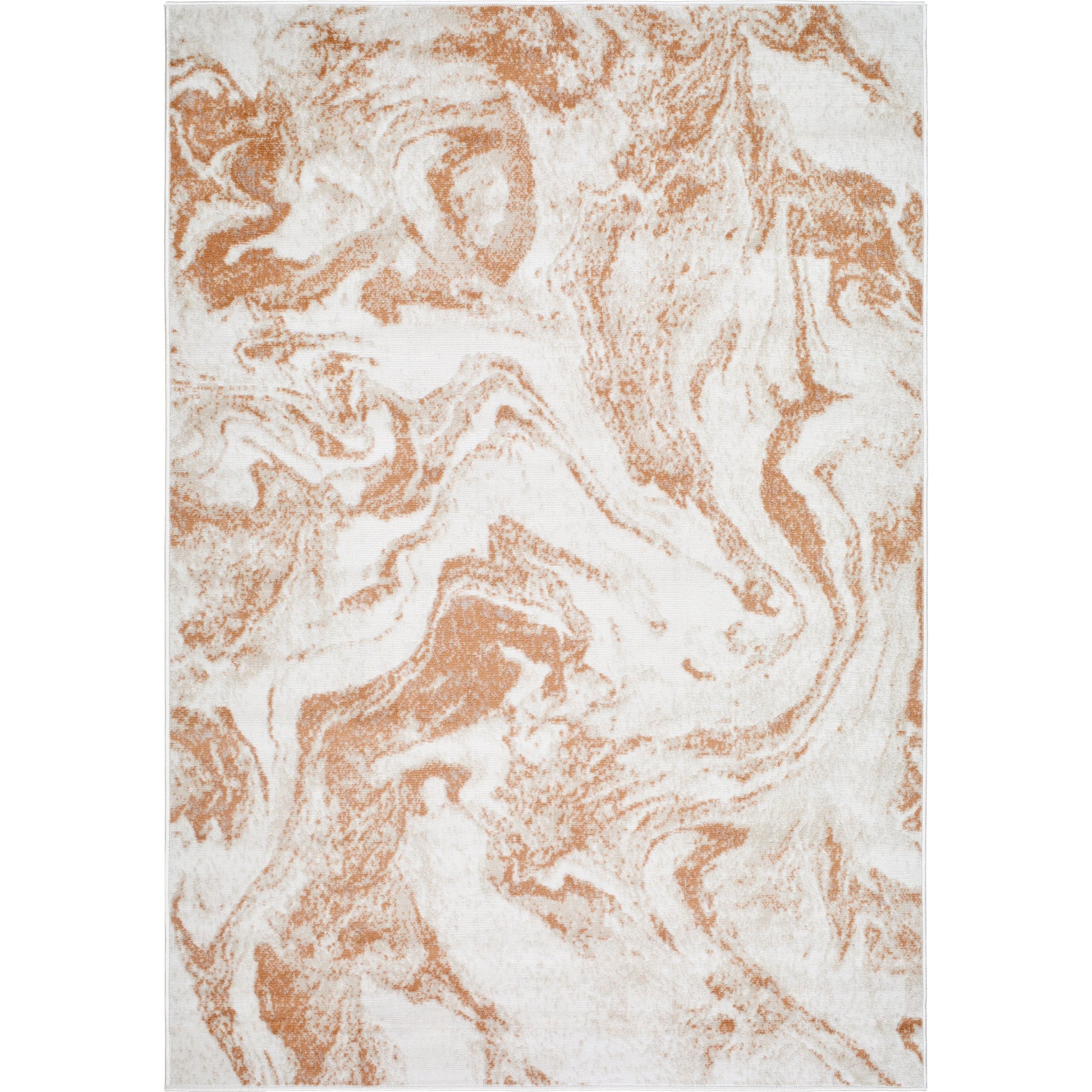 Pisa Rug - 500001 by Livabliss in light gray, light brown, rust, gray. Made from face: 100% polypropylene, warp: 100% polyester in a unique style.