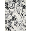 White, Light Gray, Medium Gray, Black / 5' x 7'