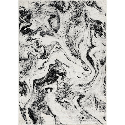 Pisa Rug - 500001 by Livabliss in light gray, light brown, rust, gray. Made from face: 100% polypropylene, warp: 100% polyester in a unique style.