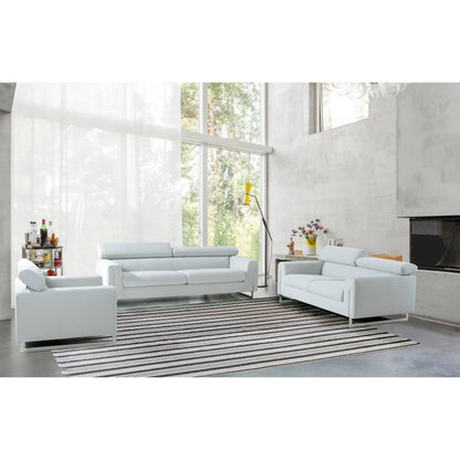 Serena Lounge Chair by Pasargad Home in silver. Made from polyester fabric in a modern style.