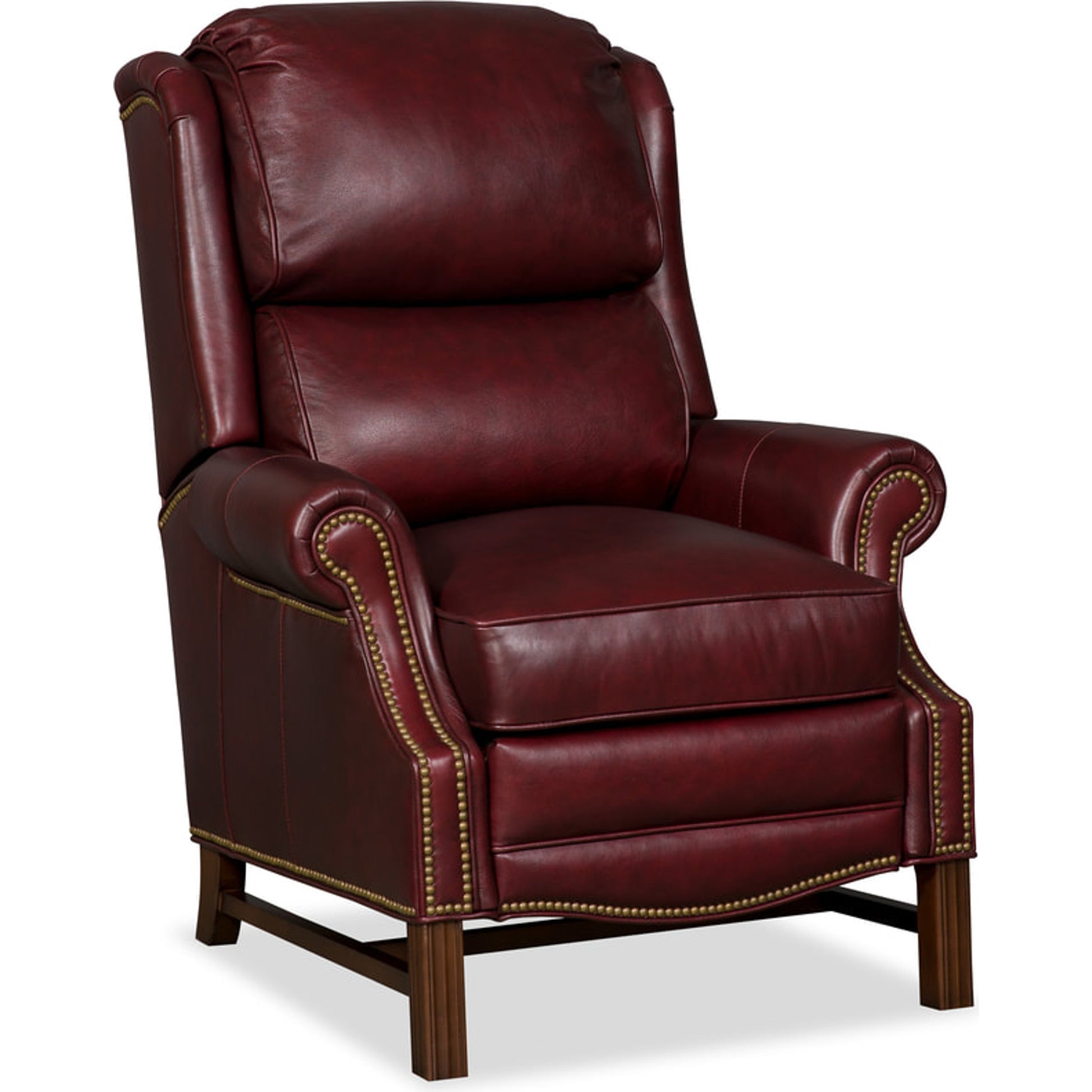 Alta High Leg Reclining Lounger by Bradington-Young by Hooker Furniture. Made from 100% leather in a unique style.