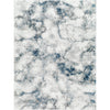 White, Medium Gray, Pale Blue, Denim, Light Gray / 5'3" x 7'