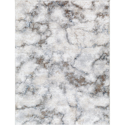 Portofino Rug - 526536 by Livabliss in white, light gray, beige, medium gray, taupe, medium brown. Made from face: 93% polypropylene, 7% polyester, warp: 100% cotton in a unique style.