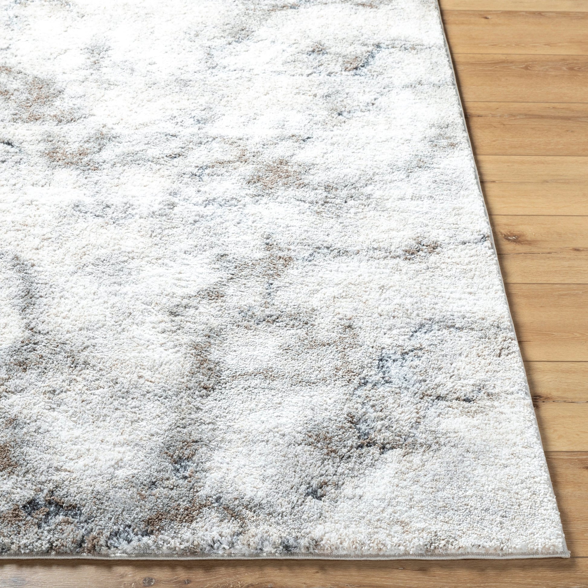 Portofino Rug - 526536 by Livabliss in white, light gray, beige, medium gray, taupe, medium brown. Made from face: 93% polypropylene, 7% polyester, warp: 100% cotton in a unique style.
