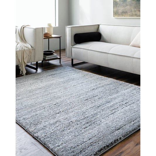 Portofino Rug - 526577 by Livabliss in medium gray, medium brown, light gray, charcoal, white. Made from face: 77% polypropylene, 23% polyester, warp: 100% cotton in a unique style.