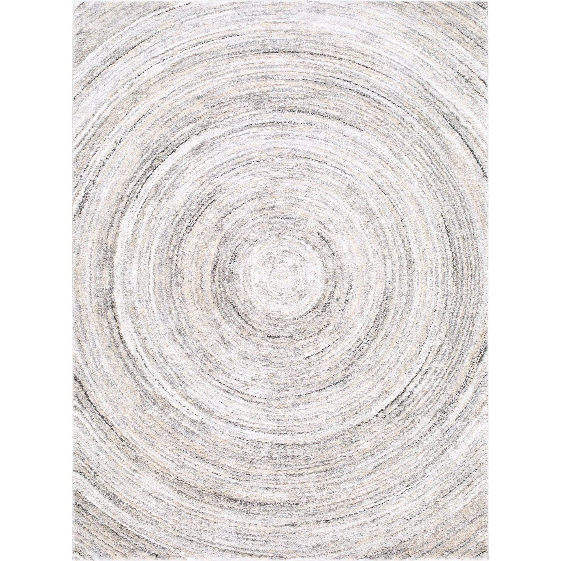 Portofino PTF-2329 Rug by Livabliss in silver gray, ivory, medium gray, taupe. Made from polypropylene, polyester in a unique style.