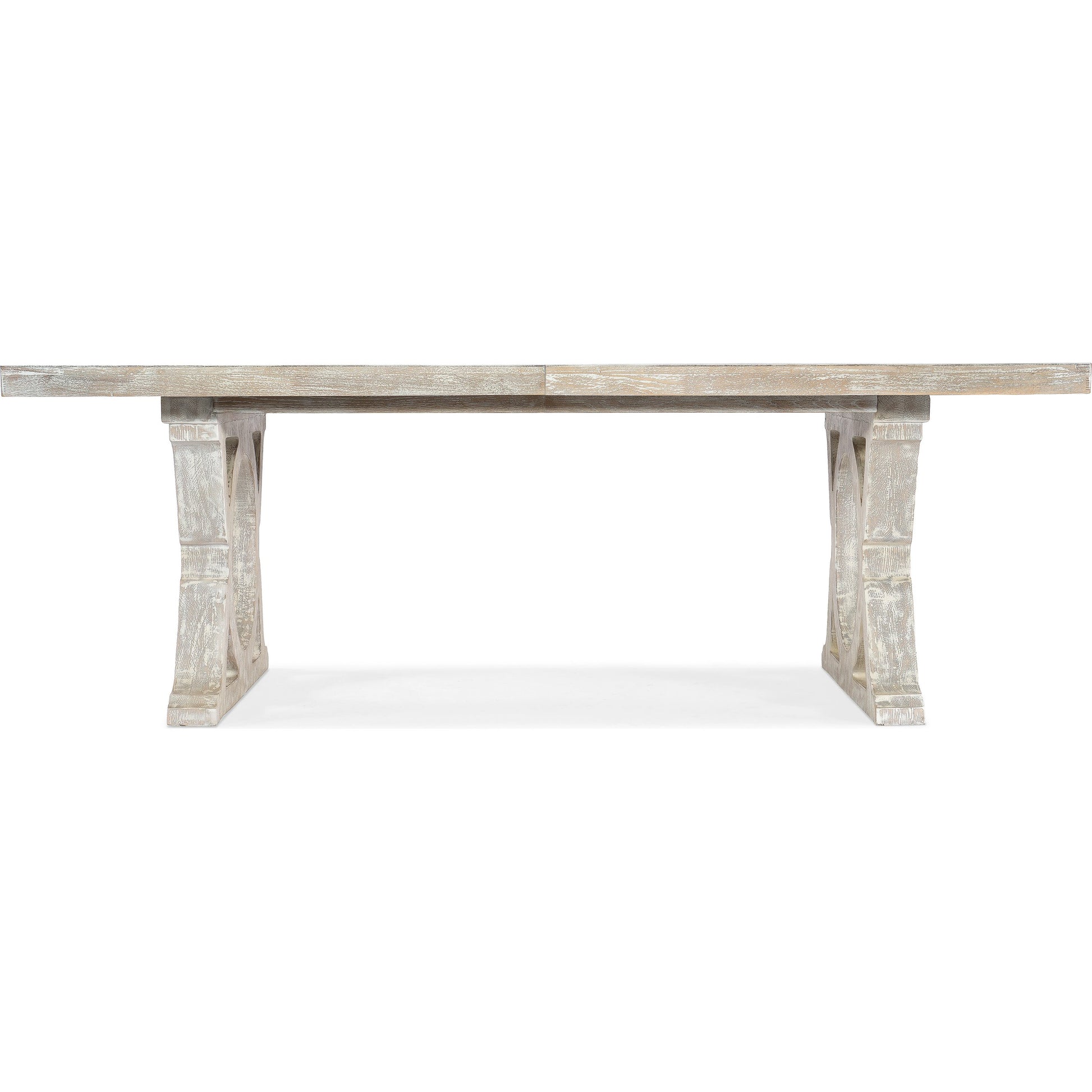 Serenity Topsail Dining Table by Hooker Furniture in surf. Made from oak veneers in a modern style.