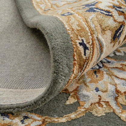 Prescott Traditional & Botanical Rug - 8939F by Feizy. Made from viscose, wool in a unique style.