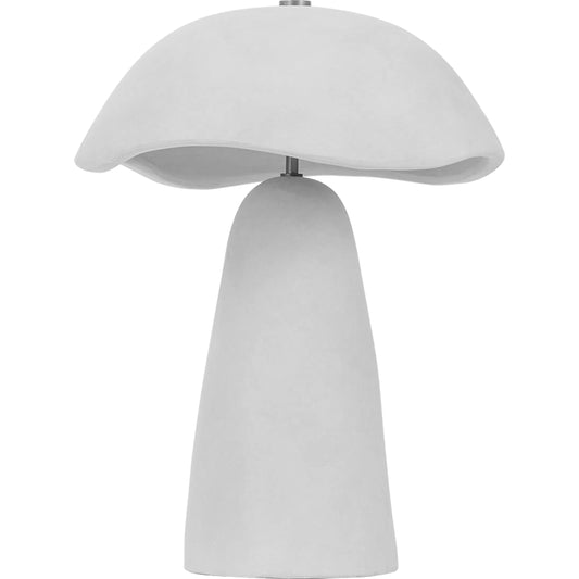 Soloma Table Lamp by Troy in patina brass, ceramic artisan white. Made from ceramic in a unique style.