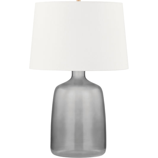 Artesia Table Lamp by Troy in patina brass. Made from brass in a modern style.