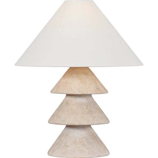 Zettler Table Lamp by Troy in patina brass, ceramic ancient villa. Made from ceramic in a unique style.