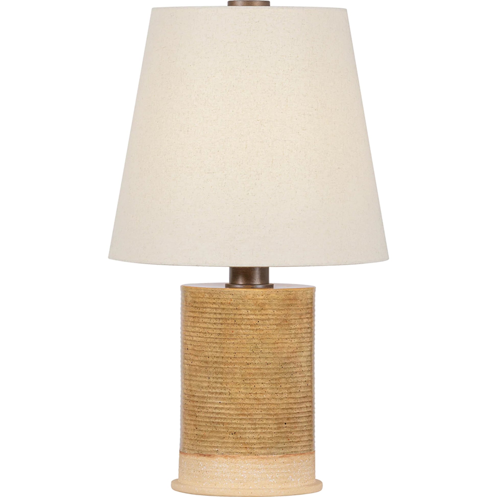 Kerwin Table Lamp by Troy in bronze leaf, ceramic caramel bisque. Made from ceramic in a unique style.