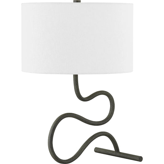 Veranda Table Lamp by Troy in french iron. Made from steel in a modern style.